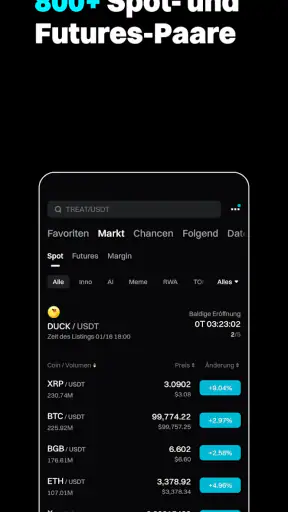 Bitget-Bitcoin, Kryptowährung screenshot
