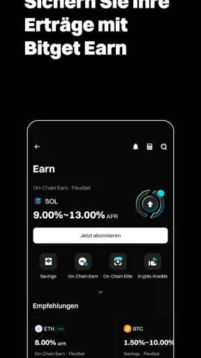 Bitget-Bitcoin, Kryptowährung screenshot