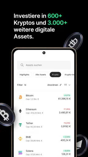 Bitpanda: Kaufe BTC & Krypto screenshot