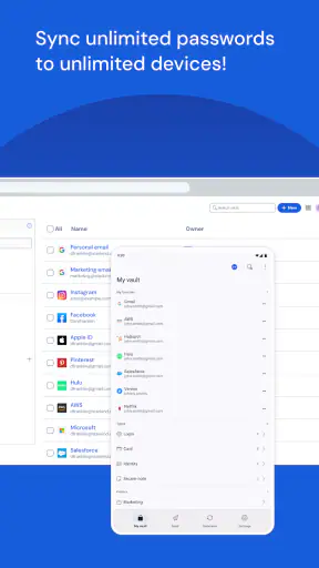 Bitwarden Passwortmanager screenshot