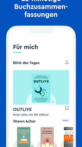 Blinkist: Buchzusammenfassung screenshot