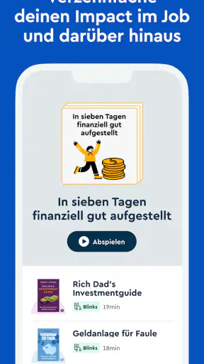 Blinkist: Buchzusammenfassung screenshot