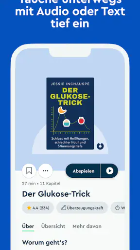 Blinkist: Buchzusammenfassung screenshot