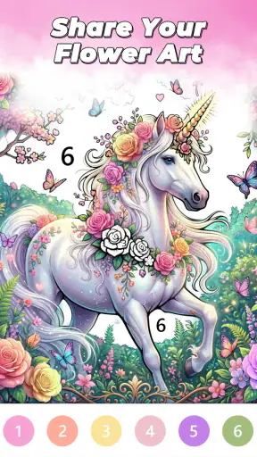 Blossom Color By Number screenshot