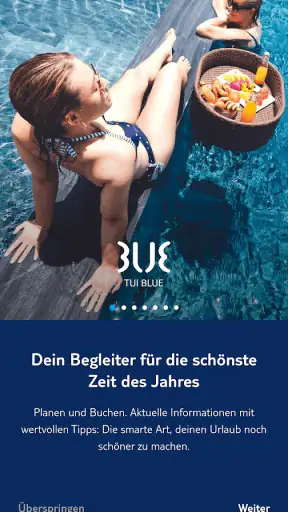 BLUE App screenshot