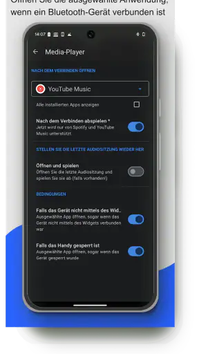 Bluetooth Audio Connect Widget screenshot