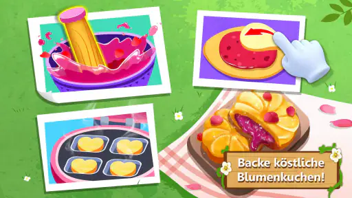 Blumenkurs mit kleinen Panda screenshot