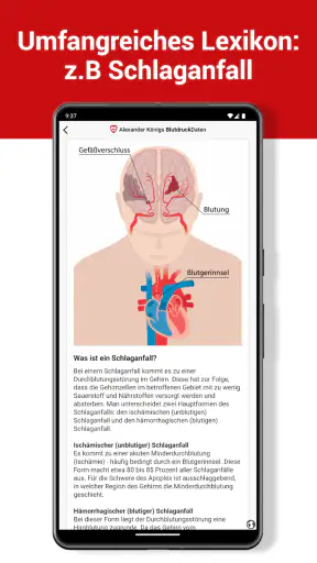 BlutdruckDaten – Blutdruck App screenshot