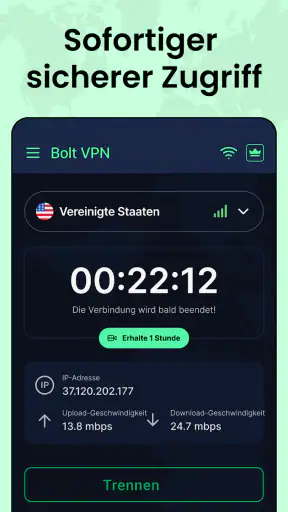 Bolt VPN - Fast VPN Proxy screenshot