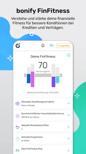 bonify Bonitätsmanager screenshot