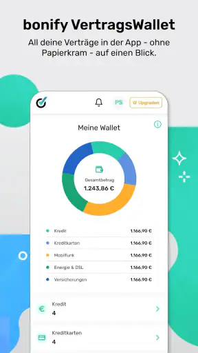bonify Bonitätsmanager screenshot