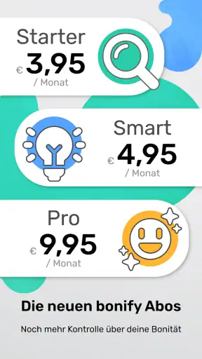 bonify Bonitätsmanager screenshot