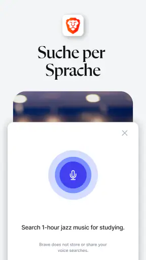 Brave Private VPN Webbrowser screenshot