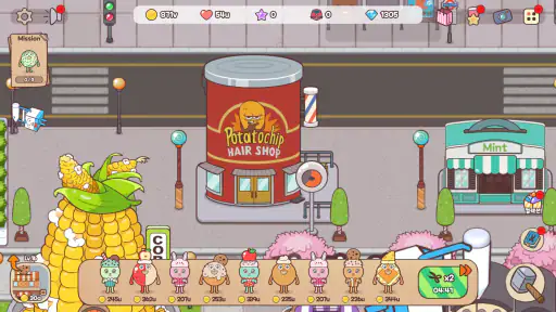 Bread Barbershop Bakery Town screenshot