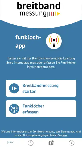 Breitbandmessung screenshot