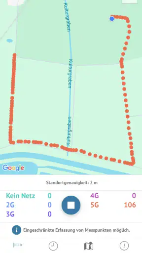 Breitbandmessung screenshot
