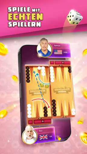 Brettspiel Backgammon Friends screenshot