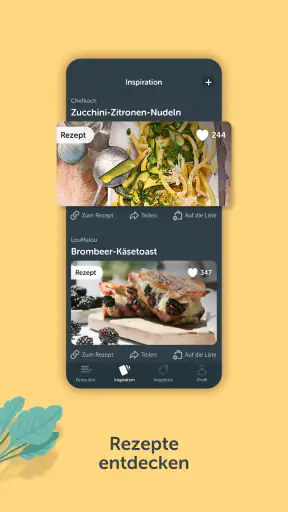 Bring! Einkaufsliste & Rezepte screenshot
