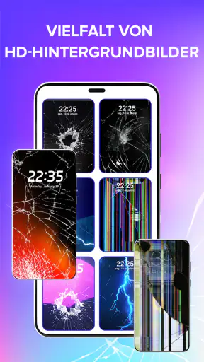 Broken Screen: Magic Wallpaper screenshot