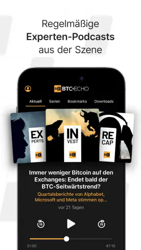 BTC-ECHO Bitcoin & Krypto News screenshot
