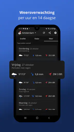 Buienalarm: Weer & Regenradar screenshot
