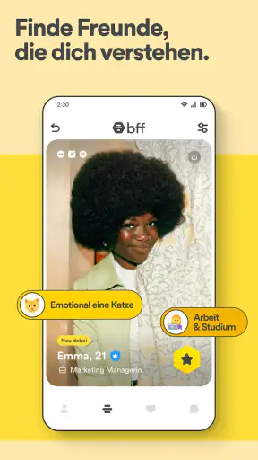 Bumble For Friends: Neue Leute screenshot