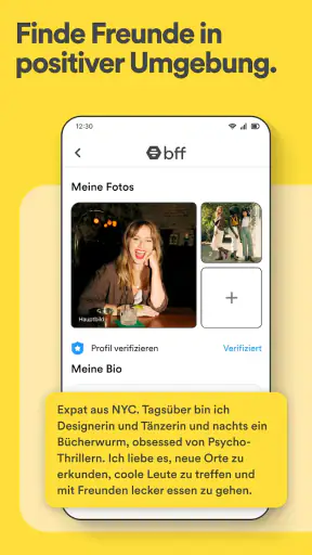 Bumble For Friends: Neue Leute screenshot