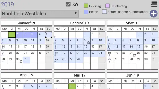 BundesferienPRO Ferien+Feiertg screenshot