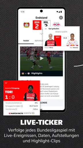 Bundesliga App Fußball News screenshot