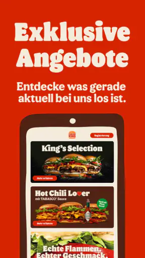 Burger King Deutschland screenshot