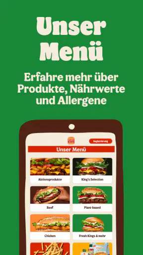 Burger King Deutschland screenshot
