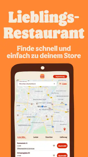Burger King Deutschland screenshot