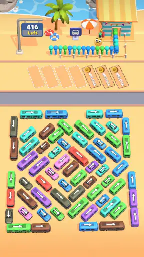 Bus Mania - Autoparkrätsel screenshot
