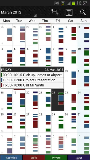 Business Kalender Pro screenshot