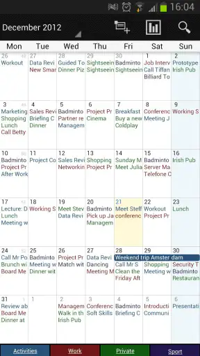 Business Kalender Pro screenshot