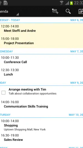 Business Kalender Pro screenshot