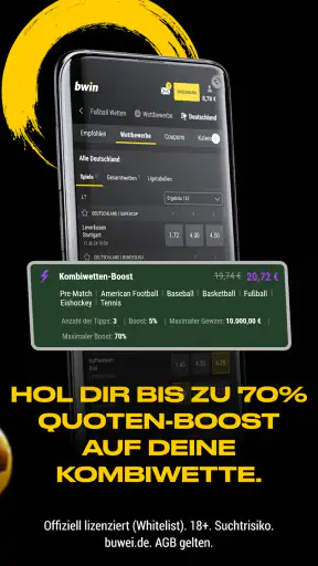 bwin Sportwetten App screenshot