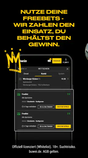 bwin Sportwetten App screenshot