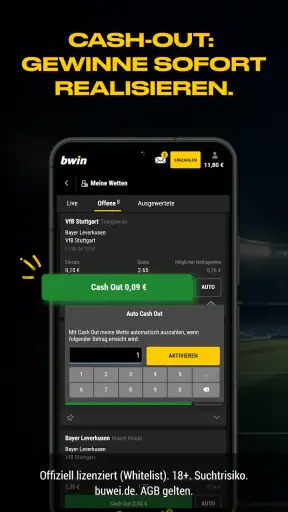 bwin Sportwetten App screenshot