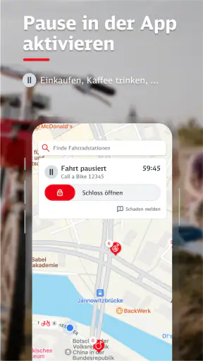 Call a Bike screenshot