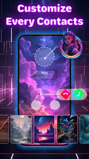 Call Screen Theme: Color Phone screenshot