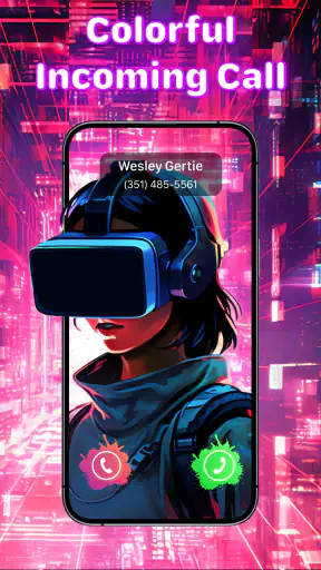 Call Screen Theme: Color Phone screenshot