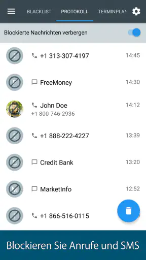 Calls Blacklist PRO screenshot