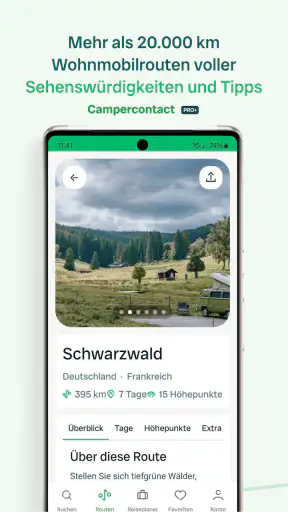 Campercontact - Campingplätze screenshot