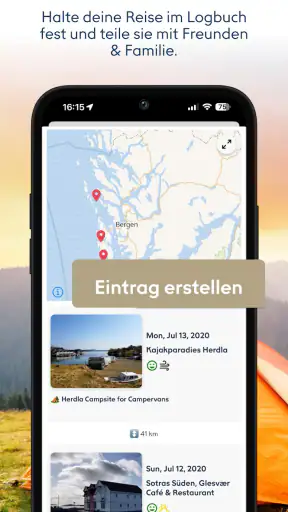 Camping App Womo Wowa Van Zelt screenshot