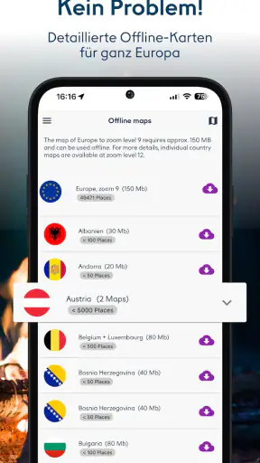 Camping App Womo Wowa Van Zelt screenshot