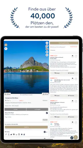 Camping App Womo Wowa Van Zelt screenshot
