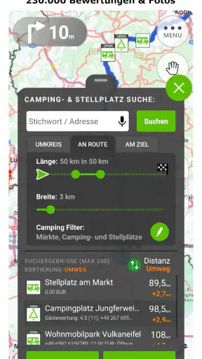 Camping Navi by POIbase screenshot