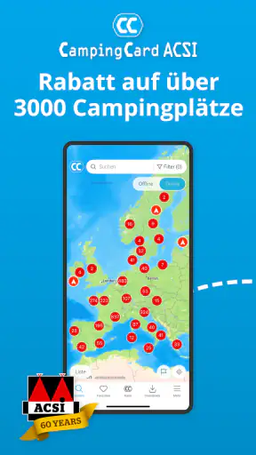 CampingCard ACSI screenshot