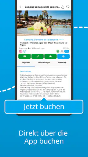CampingCard ACSI screenshot